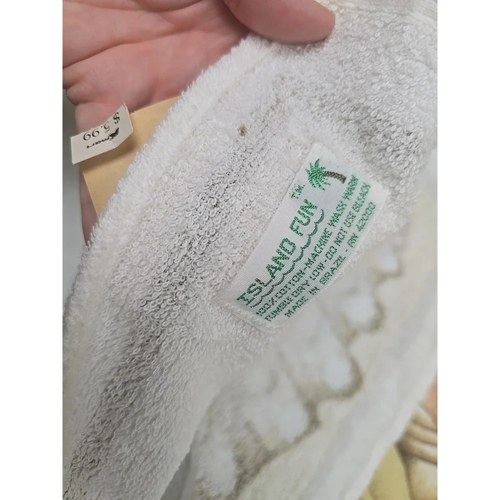 NEW Vintage‎ Seashore Seagulls Beach Swimming Shower Bath Textile Towel 30